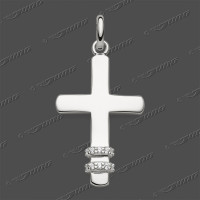 53-0208 SRh Kreuz massiv 21x14,5mm