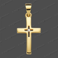 53-0213 GG 333 Kreuz massiv 16x10mm