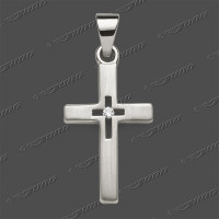 53-0214 SRh Kreuz massiv 16x10mm