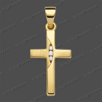 53-0215 GG 333 Kreuz massiv 16x10mm