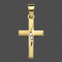 53-0216 GG 333 Kreuz massiv 16x10mm