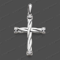 53-0223 SRh Kreuz massiv 24x19mm