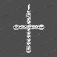 53-0224 SRh Kreuz massiv 30x23mm