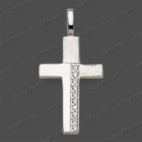 53-0229 SRh Kreuz massiv 17x11mm