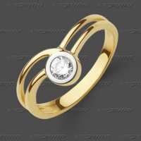 72-0530 GRh 333 Ring 8mm