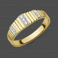 72-0627 GRh 333 Ring 5,6mm