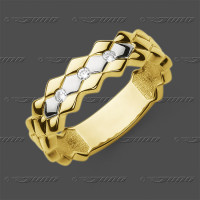 72-0628 GRh 333 Ring 5,8mm