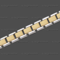 82.9863 GRh Fantasie halbmassiv 5,2mm