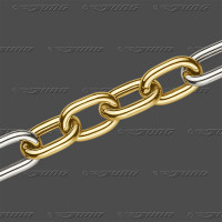 82.9974 GRh Fantasie halbmassiv 7mm