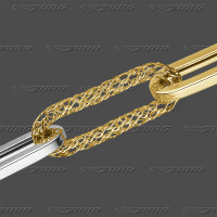 82.9976 GRh Fantasie halbmassiv 9,2mm