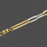 82.9979 GRh Fantasie halbmassiv 3,6mm
