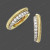 25-0724 GRh 333 Schar.-Creolen 14,5x3,5mm 